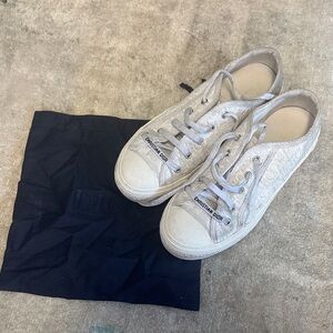 Dior Women's Cream Sneakers
